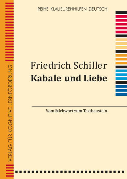 Friedrich Schiller, Kabale und Liebe - Vom Stichwort zum Textbaustein